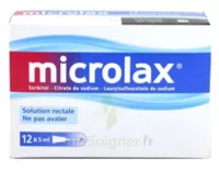 Microlax Sorbitol Citrate Et Laurilsulfoacetate De Sodium S Rect En Récipient Unidose 12récip-unidoses-can/5ml à JACOU