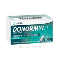 Donormyl 15 Mg Comprimés Pelliculés Sécables T/10 à JACOU