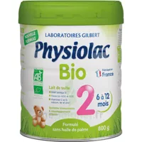 Physiolac Bio 2 Lait Pdre B/800g à JACOU