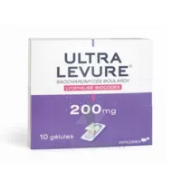 Ultra-levure 200 Mg Gélules Plq/10 à JACOU
