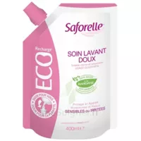Saforelle Solution Soin Lavant Doux Eco-recharge/400ml à JACOU
