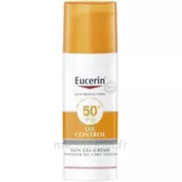 Eucerin Sun Oil Control Spf50+ Gel Crème Visage Fl Pompe/50ml à JACOU