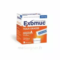 Exomuc 200 Mg, Granulés Pour Solution Buvable En Sachet 24 Sachets/3g à JACOU