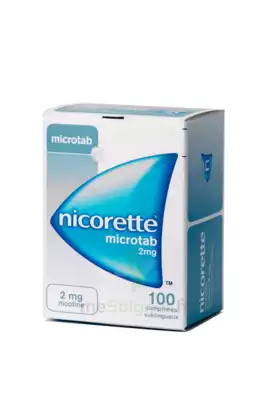 Nicorette Microtab 2 Mg, Comprimé Sublingual 100 à JACOU