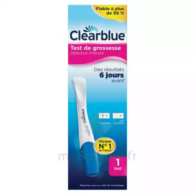 Acheter Clearblue Early Test de grossesse Détection Précoce B/1 à JACOU